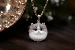 Precious Pet golden necklace tag banner. Generate Ai Product Image 1