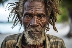 Picturesque Photo of Bahamian young male on exotic nature ba Product Image 1