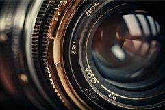 Magnified Photo lens closeup. Generate Ai Product Image 1