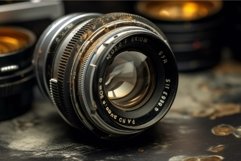 Scratched Photo lens old. Generate Ai Product Image 1