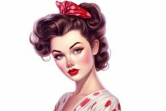 Pin up cute woman. Generate Ai Product Image 1