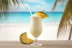 Pina colada cocktail summer. Generate Ai Product Image 1