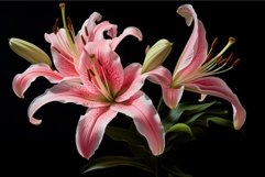 Exquisite Pink lilly. Generate Ai Product Image 1
