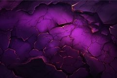 Primal Plain magma cracks purple. Generate Ai Product Image 1