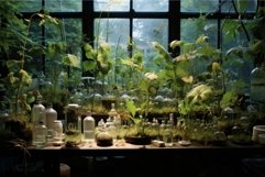 Intricate Laboratory biology plants. Generate Ai Product Image 1