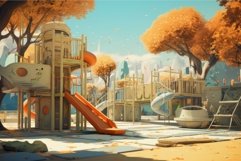 Robust Playground equipment safety. Generate Ai Product Image 1
