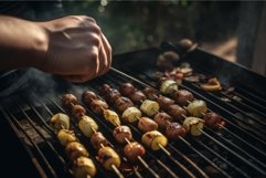 Potato barbecue outdoor vegan. Generate Ai Product Image 1