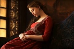 Pregnant young woman. Generate Ai Product Image 1