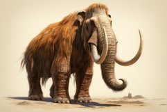 Colossal Prehistoric mammoth person. Generate Ai Product Image 1