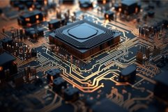 Efficient Printed digital circuit. Generate Ai Product Image 1