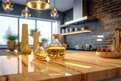 Products blurred view kitchen lights. Generate Ai Product Image 1