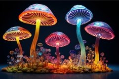Captivating Decorative mushrooms. Generate Ai Product Image 1