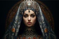 Persian queen portrait. Generate Ai Product Image 1