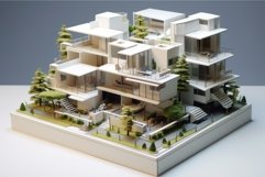 Intricate Paper model light house. Generate Ai Product Image 1