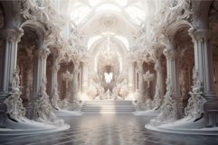 Ethereal baroque hall in dreamlike atmosphere Product Image 1
