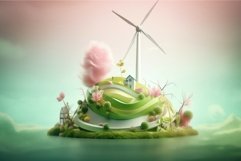 Renewable energy concept. Generate Ai Product Image 1