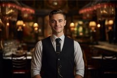Restaurant manager. Generate Ai Product Image 1