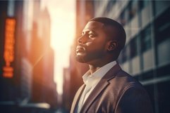 Rich successful black businessman. Generate ai Product Image 1
