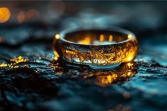 Ring shape glows. Generate Ai Product Image 1