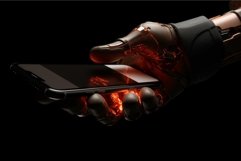 Advanced Robot cyber hand. Generate Ai Product Image 1
