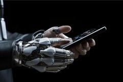 Advanced Robot cyber hand. Generate Ai Product Image 1