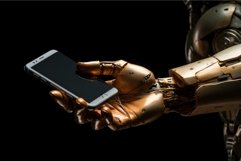 Advanced Robot cyber hand. Generate Ai Product Image 1