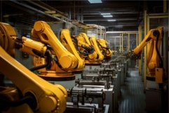Robotic arm production. Generate Ai Product Image 1