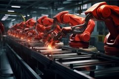 Innovative Robotic arm production. Generate Ai Product Image 1