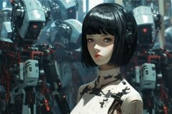 Robotic girls. Generate Ai Product Image 1