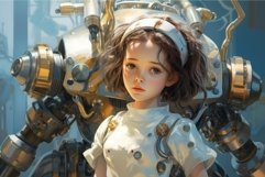 Precise Robotic girls. Generate Ai Product Image 1