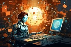 Precise Robotic process automation. Generate ai Product Image 1