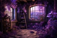 Artistic Pink wall purple. Generate Ai Product Image 1