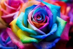 Vibrant Colorful rose flowers. Generate Ai Product Image 1