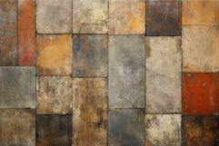 Weathered Rusty patchwork. Generate Ai Product Image 1
