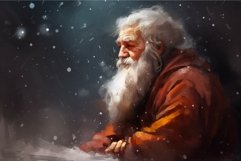 Santa winter storm. Generate Ai Product Image 1