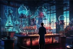 Scientist professor. Generate Ai Product Image 1