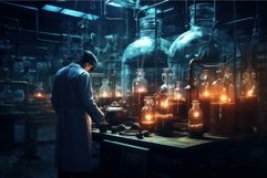 Intelligent Scientist professor. Generate Ai Product Image 1