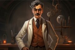Scientist professor man. Generate Ai Product Image 1