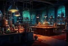 Innovative Scientific research laboratory. Generate Ai Product Image 1