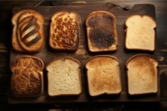 Set toast bread. Generate Ai Product Image 1