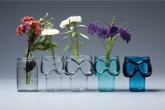 Bright Shelf colorful vases room. Generate Ai Product Image 1