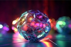 Shiny multicolored glowing ball. Generate ai Product Image 1