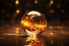 Polished Shiny glowing ball. Generate ai Product Image 1
