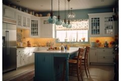 Simple kitchen room. Generate Ai Product Image 1