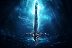 Skeleton sword. Generate Ai Product Image 1