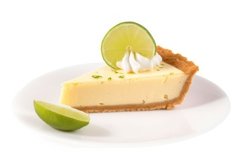 Slice lime pie cake. Generate Ai Product Image 1