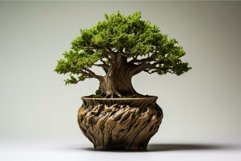 Compact Small tree pot. Generate ai Product Image 1