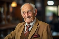 Classic Old businessman suit. Generate AI Product Image 1
