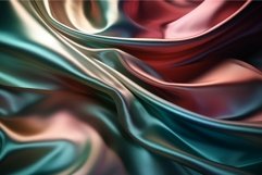Smooth wavy silk. Generate Ai Product Image 1