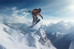 Snowboard equipment. Generate Ai Product Image 1